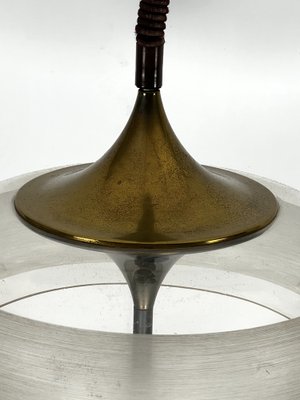 Vintage Brass and Acrylic Ceiling Light by Goffredo Reggiani, Italy, 1960s-OT-1718589