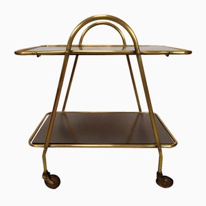 Vintage Brass Bar Trolley, 1950s-EAD-1747210