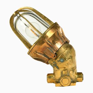 Vintage Brass Boat Wall Light-NQ-742120