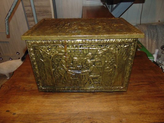 Vintage Brass Box, 1950s-CAQ-853475