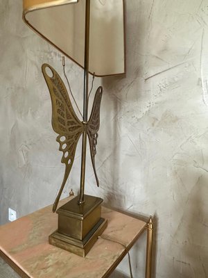 Vintage Brass Butterfly Lamp-BFK-1702155