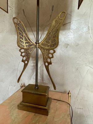 Vintage Brass Butterfly Lamp-BFK-1702155