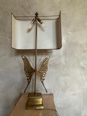 Vintage Brass Butterfly Lamp-BFK-1702155