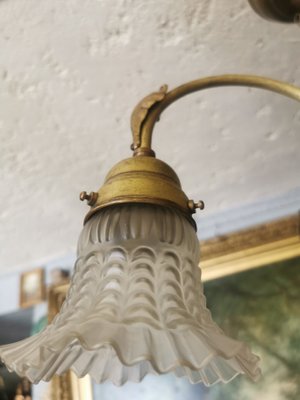 Vintage Brass Chandelier, 1930s-GEL-1054203