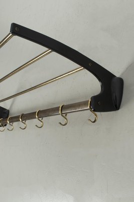 Vintage Brass Coat Rack-OKG-1719072