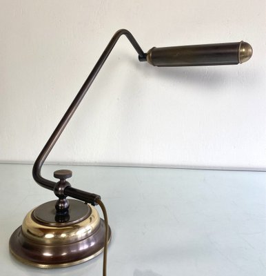 Vintage Brass Desk Lamp from Herda, 1950s-WZZ-982764