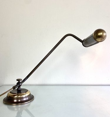 Vintage Brass Desk Lamp from Herda, 1950s-WZZ-982764