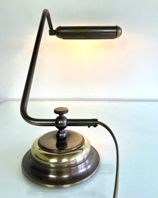 Vintage Brass Desk Lamp from Herda, 1950s-WZZ-982764