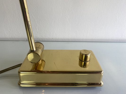 Vintage Brass Desk Lamp from Holtkötter-WZZ-982750