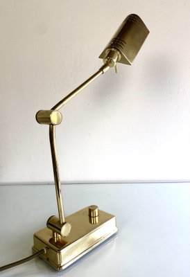 Vintage Brass Desk Lamp from Holtkötter-WZZ-982750