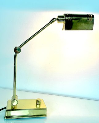 Vintage Brass Desk Lamp from Holtkötter-WZZ-982750