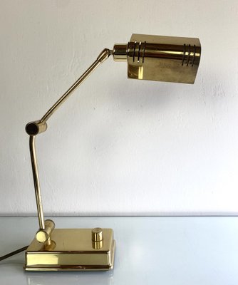 Vintage Brass Desk Lamp from Holtkötter-WZZ-982750