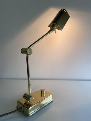 Vintage Brass Desk Lamp from Holtkötter-WZZ-982750