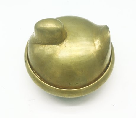 Vintage Brass Duck-Shaped Box, 1970s-YUW-676409