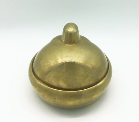 Vintage Brass Duck-Shaped Box, 1970s-YUW-676409