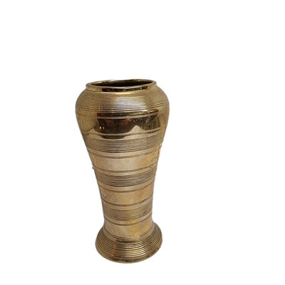 Vintage Brass Flower Vase, 1970s-VHW-2040589