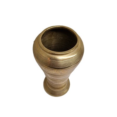 Vintage Brass Flower Vase, 1970s-VHW-2040589