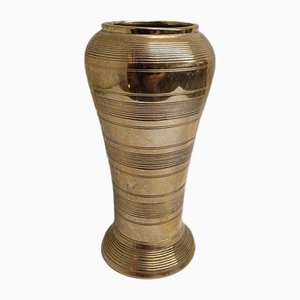 Vintage Brass Flower Vase, 1970s-VHW-2040589