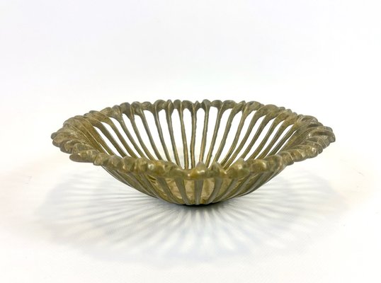 Vintage Brass Fruit Bowl from Klosterneuburger Kunstwerk, 1950s-ZCY-2041385