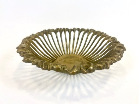 Vintage Brass Fruit Bowl from Klosterneuburger Kunstwerk, 1950s-ZCY-2041385