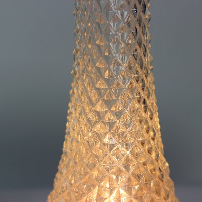 Vintage Brass & Glass Table Lamp, Czechoslovakia, 1960s-UL-1215381