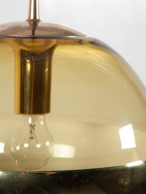 Vintage Brass Globe Pendant Lamp from Peill & Putzler-QVY-1062448