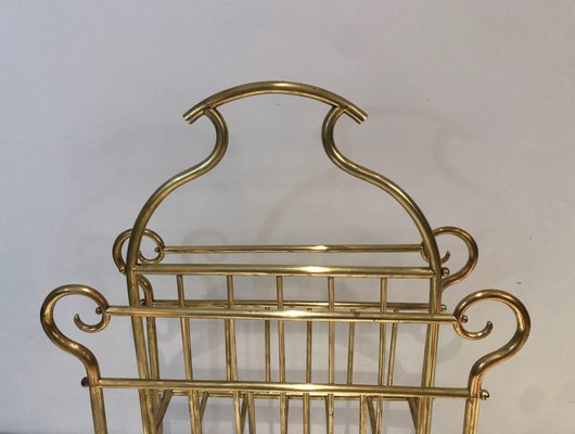 Vintage Brass Magazine Holder-BA-1365400