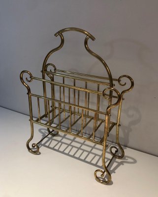 Vintage Brass Magazine Holder-BA-1365400