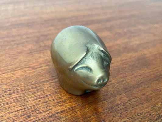 Vintage Brass Pig Figurine from Gallo, 1970s-UAH-2020665