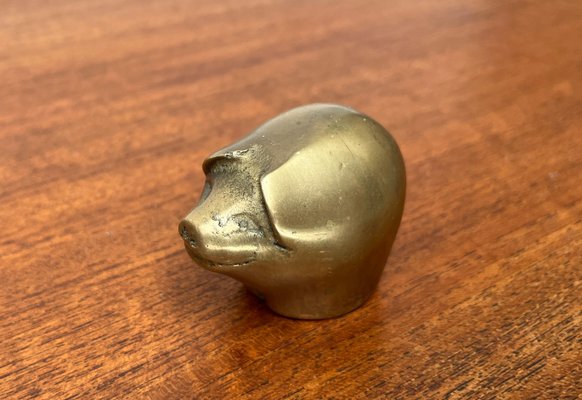 Vintage Brass Pig Figurine from Gallo, 1970s-UAH-2020665