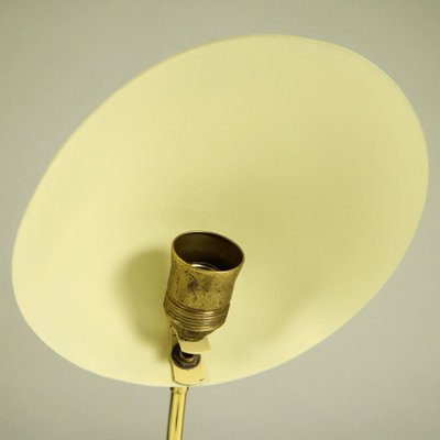 Vintage Brass Reading Table Lamp in Yellow & Black from Cosack, 1950s-FUP-914104