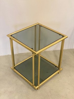 Vintage Brass Side Tables, 1970s, Set of 2-NPC-1334606