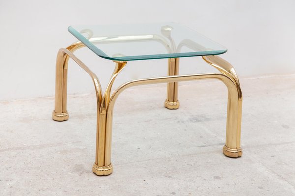 Vintage Brass Side Tables with Abstract Swan Neck, Set of 2-KL-1092496