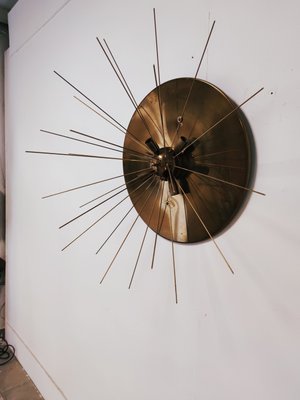 Vintage Brass Sputnik Ceiling Lamp-QLH-883413