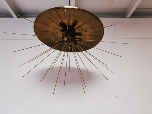 Vintage Brass Sputnik Ceiling Lamp-QLH-883413