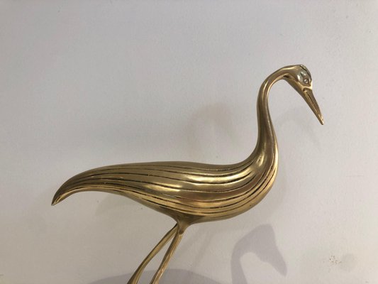 Vintage Brass Stylized Bird-BA-1365319