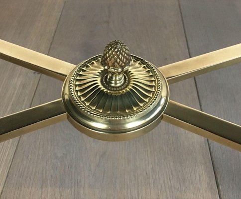 Vintage Brass Table in the style of Maison Jansen-BA-1365403