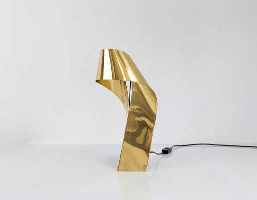 Vintage Brass Table Lamp, 1970s-JJT-1444807