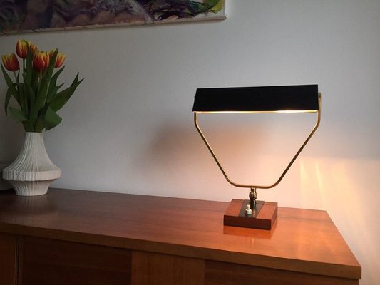 Vintage Brass Table Lamp from Kaiser Idell, 1950s-WSA-831372