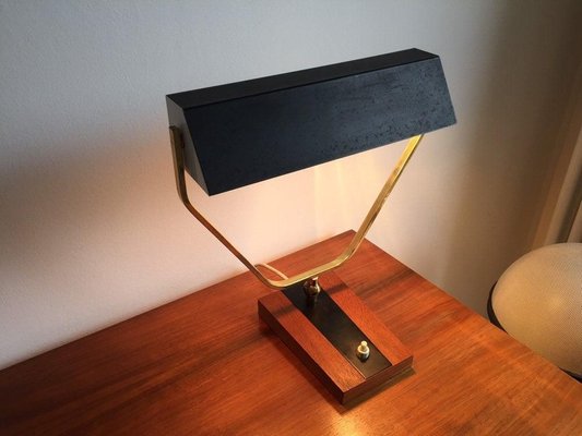 Vintage Brass Table Lamp from Kaiser Idell, 1950s-WSA-831372