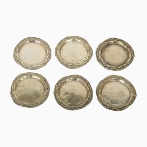 Vintage Brass Tablets, Set of 6-DQ-1279207