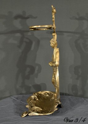 Vintage Brass Umbrella Stand, 1940s-RVK-2032356