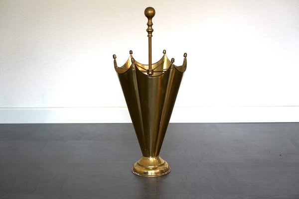 Vintage Brass Umbrella Stand, 1970s-CIP-2023770