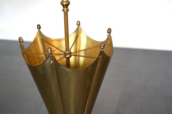 Vintage Brass Umbrella Stand, 1970s-CIP-2023770