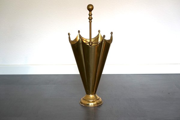 Vintage Brass Umbrella Stand, 1970s-CIP-2023770