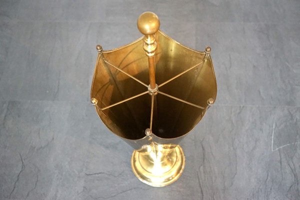 Vintage Brass Umbrella Stand, 1970s-CIP-2023770