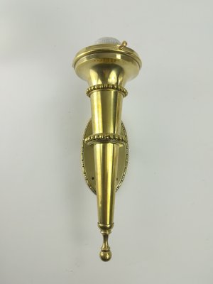 Vintage Brass Wall Lamp, 1930-KDB-1304350