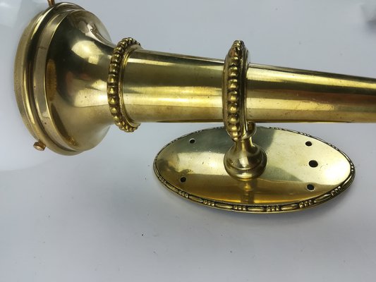 Vintage Brass Wall Lamp, 1930-KDB-1304350