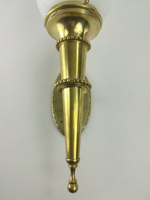 Vintage Brass Wall Lamp, 1930-KDB-1304350