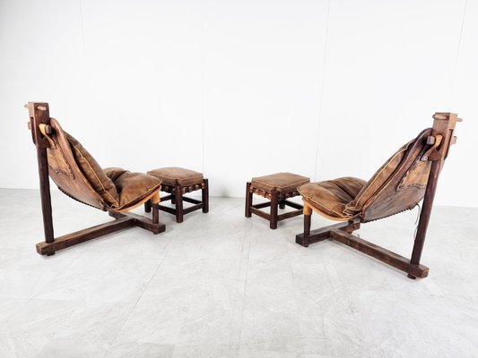 Vintage Brazilian Lounge Chairs, 1960s, Set of 2-IRH-1307036